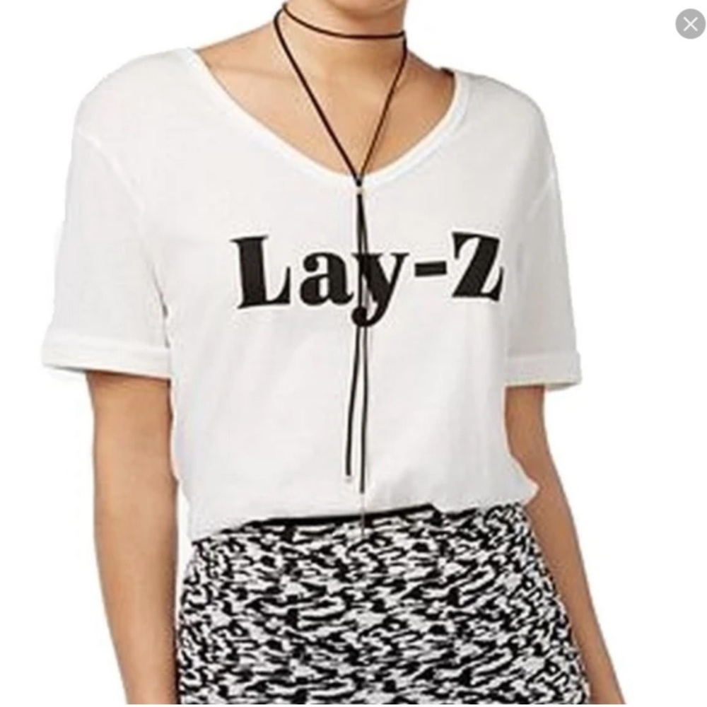 Lay-Z cropped graphic tee
